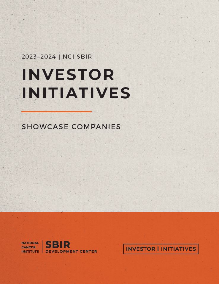 NCI SBIR Investor Initiatives Book