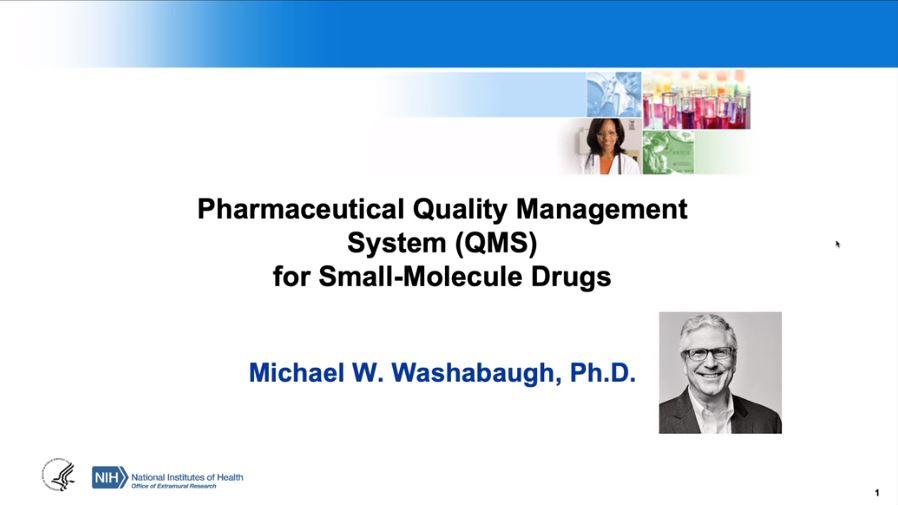 PLAN - QMS - Small Molecule Therapeutics