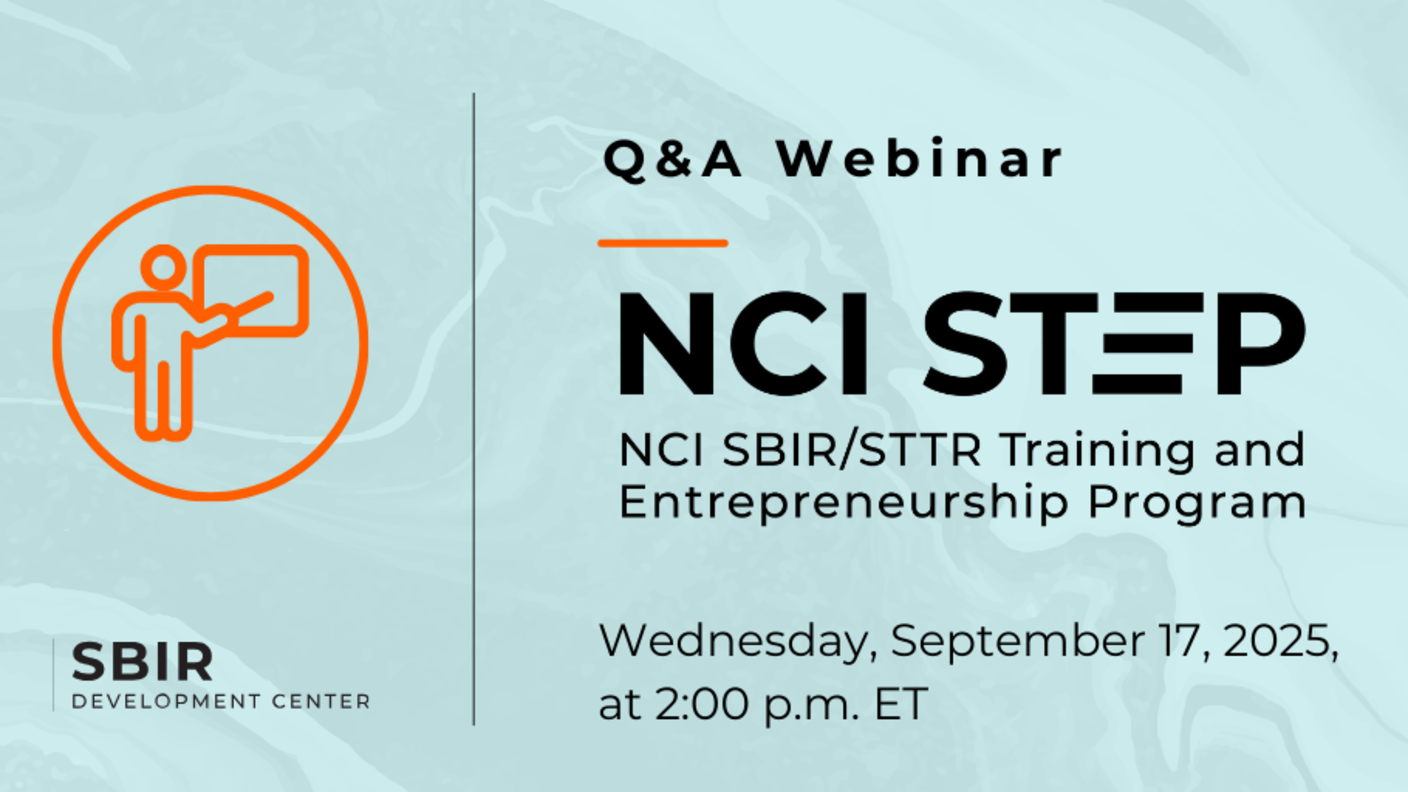 NCI STEP Q&A Webinar Sept 2025